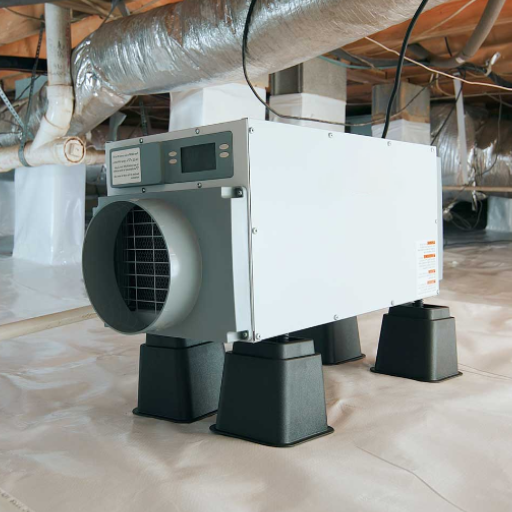 dehumidifer solution crawl space