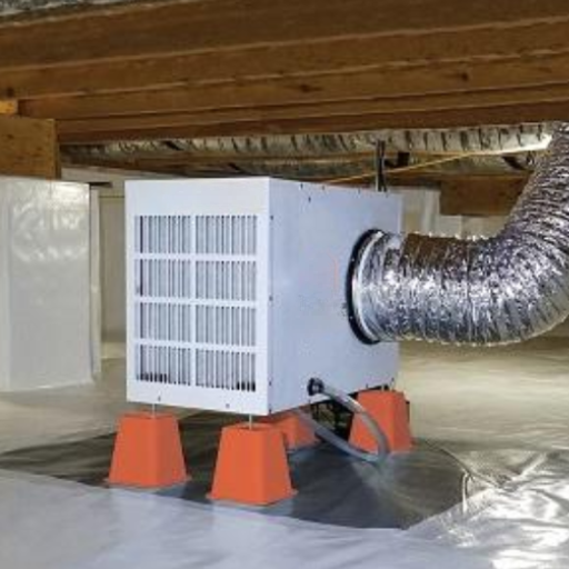 dehumidification crawl space