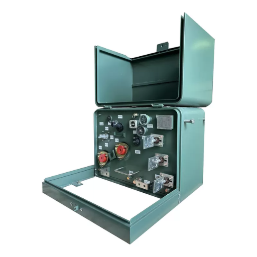 How do pad-mounted loop feed transformers work?